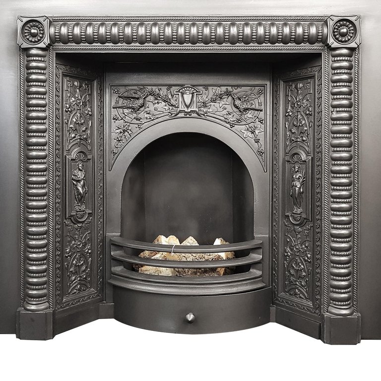 Decorative Fireplace Inserts Awesome Decorative Cast Fireplace Insert In 2019