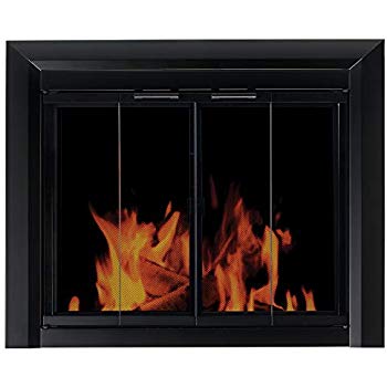 Decorative Fireplace Screens Awesome Amazon Pleasant Hearth at 1000 ascot Fireplace Glass