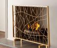 Decorative Fireplace Screens Beautiful Golden Twig Fireplace Screen Fireplace