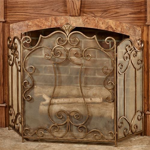 Decorative Fireplace Screens Unique Esmeralda Metal Fireplace Screen Fireplaces