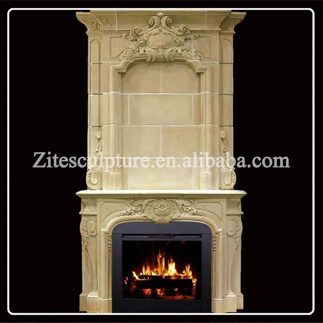 Decorative Fireplace Unique source New Item Arrival Hand Carved Luxury Marble Fireplace