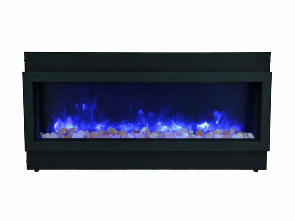 amantii 40 inch panorama deep built in electric fireplace with black surround 14