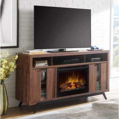 Luna TV Stand for TVs up to 60" with Fireplace Dimplex Luna TV Stand for TVs up to 60" with Fireplace