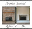 Diy Fireplace Remodel Beautiful Remodeled Brick Fireplaces Brick Fireplace Remodel