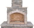 Diy Outdoor Fireplace Kits Elegant 78 In Gray Natural Stone Propane Gas Outdoor Fireplace