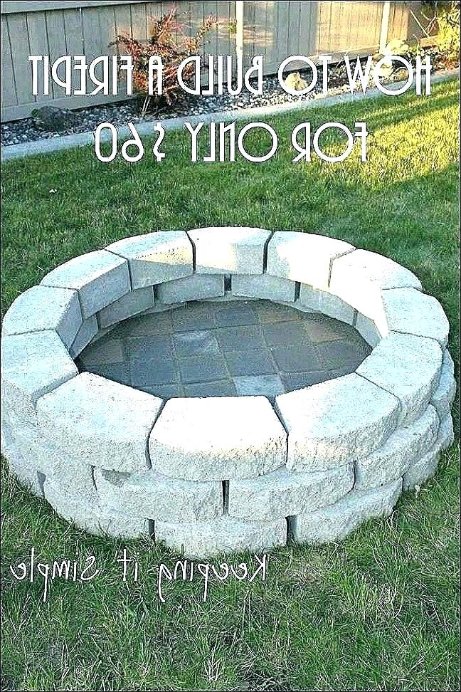 Diy Outdoor Fireplace Kits Luxury Diy Outdoor Fire Pit