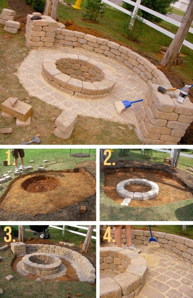 Diy Outdoor Stone Fireplace Best Of 12 Easy and Cheap Diy Outdoor Fire Pit Ideas the Handy Mano