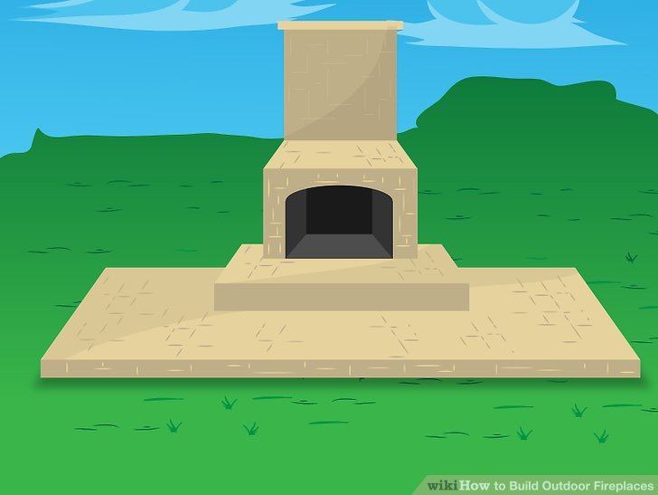 Double Sided Outdoor Fireplace Beautiful How to Build Outdoor Fireplaces with Wikihow