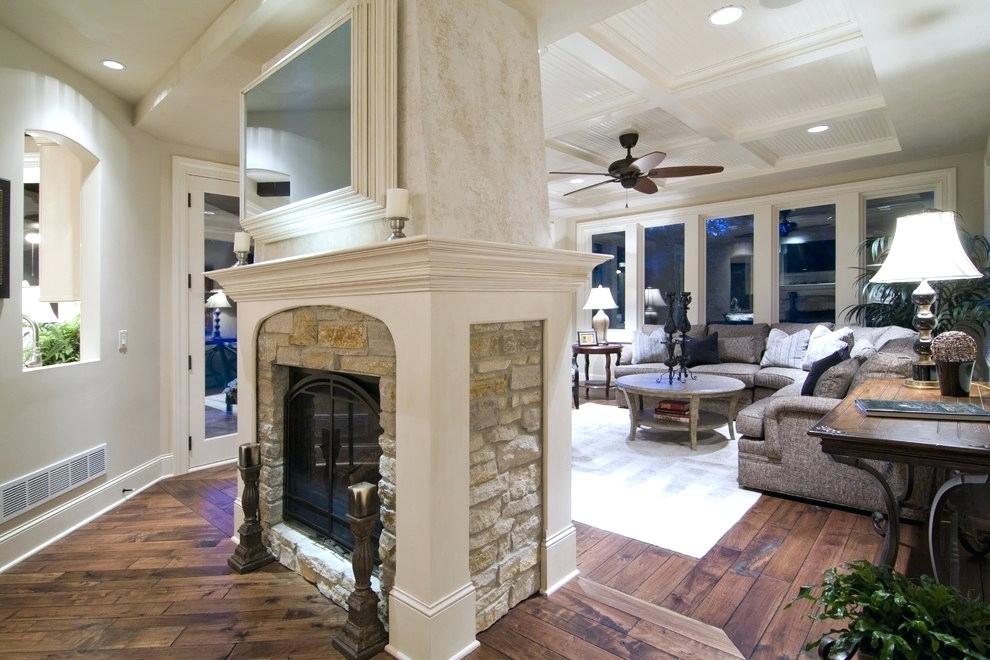 double sided fireplace ideas awesome dual