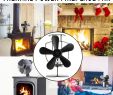 Eco Fireplace Fresh 5 Blade Heat Powered Wood Stove Fan 1100rpm Ultra Quiet Fireplace Wood Burning Eco Fan