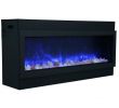 Electric Fireplace 60 Inch Elegant Amantii Panorama 60" Electric Fireplace – Slim Indoor Outdoor