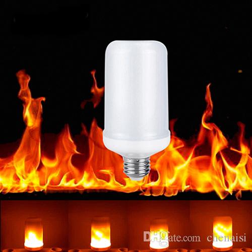 Electric Fireplace Bulbs Best Of E27 E26 Smd2835 Led Flame Effect Fire Light Bulbs 5w Creative Lights Flickering Emulation Vintage atmosphere Decorative Lamp