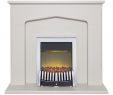 Electric Fireplace Bulbs Elegant Adam Cotswold Fireplace Suite In Stone Effect with Elise Electric Fire In Chrome 48 Inch