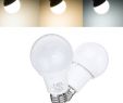 Electric Fireplace Bulbs Luxury E27 12w A60 White Warm White Natural White Three Colors Changeable Smd2835 Led Light Bulb Ac165 265v
