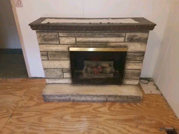 Electric Fireplace Cabinets Inspirational 1950 S Polystone Electric Fireplace