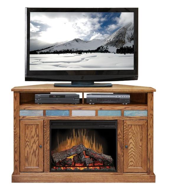 Electric Fireplace Corner Tv Stand Inspirational Lg Oc5102 Oak Creek 56" Fireplace Corner Tv Stand