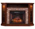 Electric Fireplace Corner Tv Stands Elegant Reza Corner Convertible Infrared Electric Fireplace Media