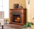 Electric Fireplace Corner Unit Awesome Glen Cove 45 5 In W Corner Faux Stone Infrared Electric Fireplace In Oak