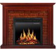 Electric Fireplace Corner Unit Elegant Jamfly Electric Fireplace Mantel Package Traditional Brick Wall Design Heater with Remote Control and Led touch Screen Home Accent Furnishings