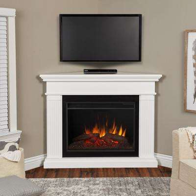 Electric Fireplace Corner Unit Lovely Kennedy Grand 56 In Corner Electric Fireplace In Dark White