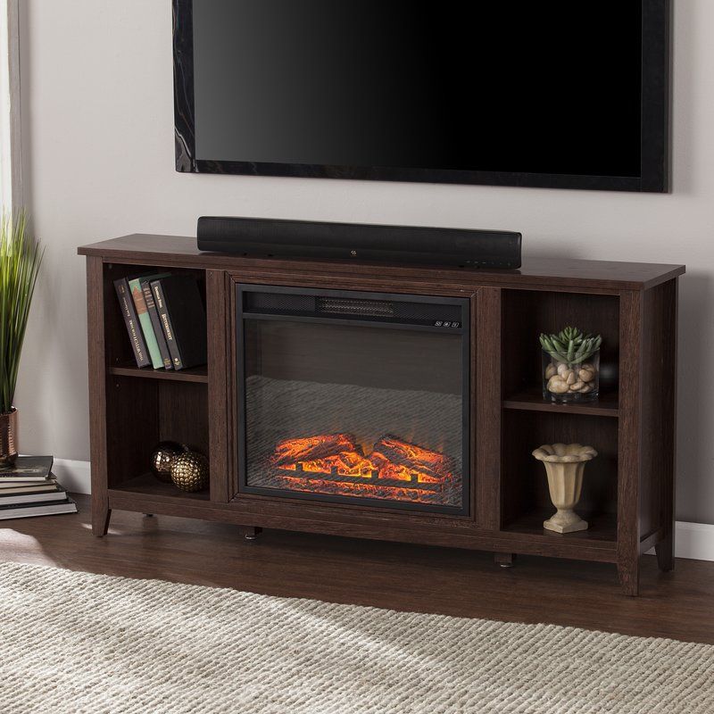 Electric Fireplace Entertainment Beautiful Cross 55 5" Tv Stand with Electric Fireplace