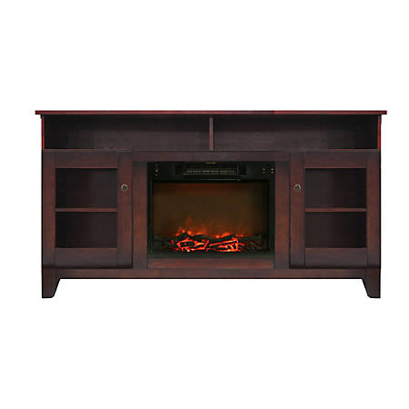 Cambridge Savona Fireplace Mantel with Electronic Fireplace Insert Indoor Freestanding Item p