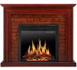 Electric Fireplace Insert with Heater Lovely Jamfly Electric Fireplace Mantel Package Traditional Brick Wall Design Heater with Remote Control and Led touch Screen Home Accent Furnishings