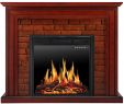 Electric Fireplace Insert with Heater Lovely Jamfly Electric Fireplace Mantel Package Traditional Brick Wall Design Heater with Remote Control and Led touch Screen Home Accent Furnishings