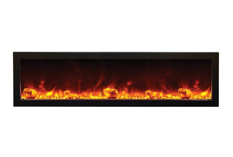 Electric Fireplace Inserts for Sale Luxury Amantii Panorama Slim 50″ Outdoor Built In Electric Fireplace W Cover Bi 50 Slim Od