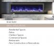 Electric Fireplace Inserts Installation Lovely Bi 60 Slim Electric Fireplace Indoor Outdoor Amantii