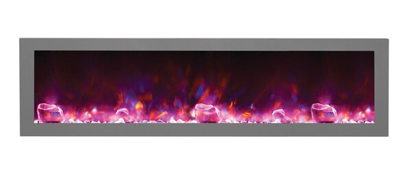 Electric Fireplace Inserts with Blower Lovely Amantii Bi 60 Slim – Full Frame Viewing Electric Fireplace