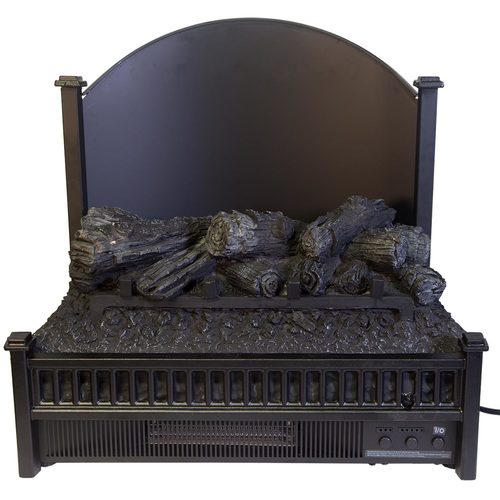 fort Glow ELCG347 Electric Log Insert Heater & Rear Reflecting Panel 4 600 BTUs elcg347 front off