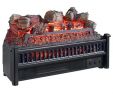 Electric Fireplace Log Inserts Luxury fort Glow Elcg240 Electric Log Insert Heater with Firebox Flame Projection 4 600 Btus