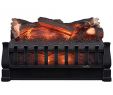 Electric Fireplace Log Inserts New Duraflame Dfi021aru Electric Log Set Heater with Realistic Ember Bed Black