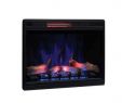 Electric Fireplace Log Inserts with Heaters Inspirational 33 In Ventless Infrared Electric Fireplace Insert with Trim Kit