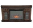 Electric Fireplace Real Flames New Georgian Hills 65 In Bow Front Tv Stand Infrared Electric Fireplace In Oak