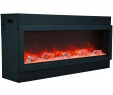 Electric Fireplace Stores Near Me Elegant Amantii Deep Panorama Black Steel Surround Electric