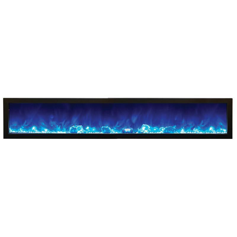 electric fireplace amantii panorama slim 88 built in outdoor electric fireplace w cover bi 88 slim od 1 2048x