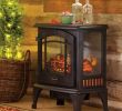 Electric Fireplace Stove Heater Fresh Panoramic Quartz Infrared Stove Heater In Black