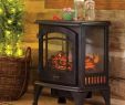 Electric Fireplace Stove Heater Fresh Panoramic Quartz Infrared Stove Heater In Black