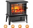 Electric Fireplace Stove Heater Inspirational Trustech Upgrade Electric Fireplace Heater 9 9" Portable Stove Heater 500w Infrared Space Heater Overheating Safety & Fan Settings 3d Flame Free