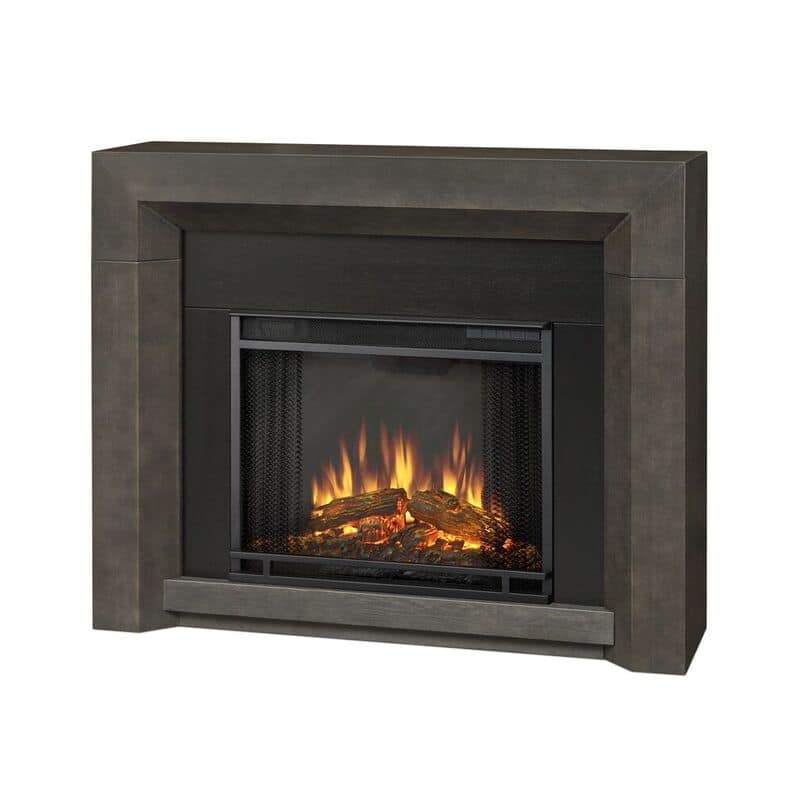 Electric Fireplace Surround Inspirational Real Flame 3001e Hughes Electric Fireplace Grey Fireplace