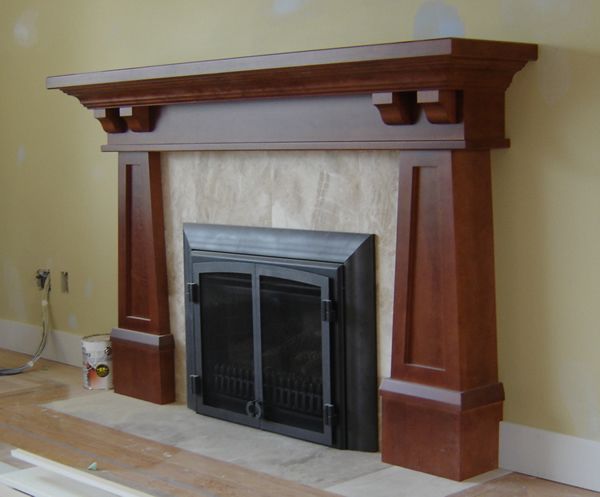 Electric Fireplace Surround Plans Elegant Arts and Crafts Mantels