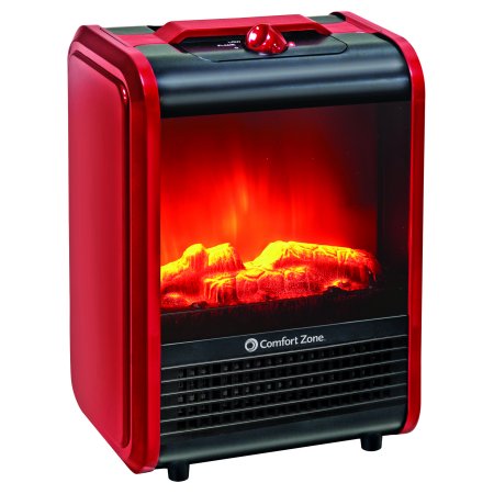 Electric Fireplace that Heats 1000 Sq Ft Awesome fort Zone Mini Electric Fireplace Space Heater Red