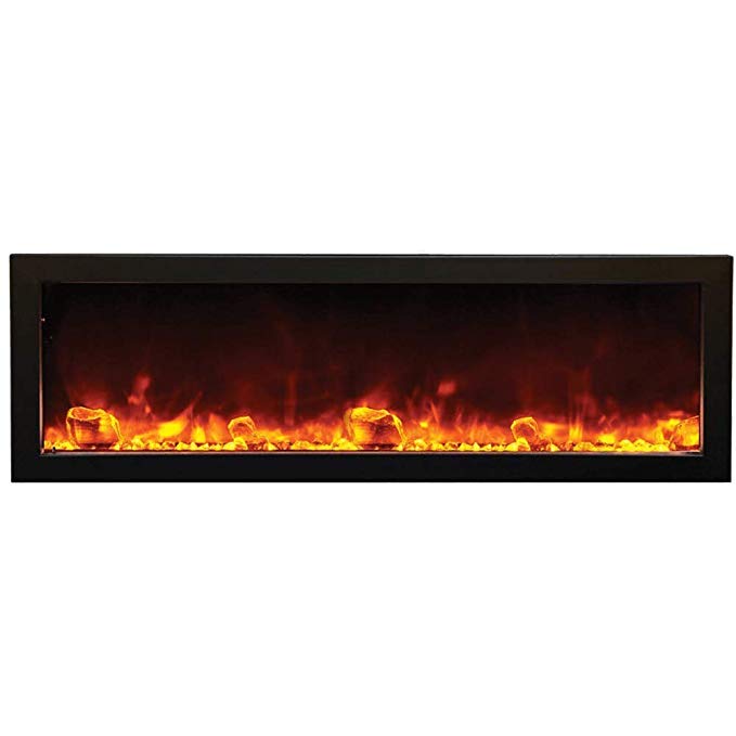 Amantii BI 60 DEEP 60" Wide x 12" deep Electric Fireplace 51iXxzHmF L SX679