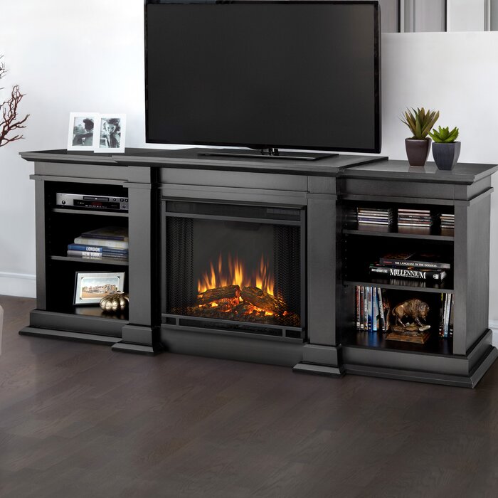 Electric Fireplace Tv Stand 55 Inch Luxury Fresno Entertainment Center for Tvs Up to 70" with Electric Fireplace