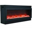Electric Fireplace Vs Gas Fireplace Lovely Amantii Deep Panorama Black Steel Surround Electric