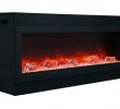 Electric Fireplace Wall Unit Awesome Amantii Panorama 40 Inch Slim Built In Indoor Outdoor Electric Fireplace