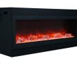 Electric Fireplace Wall Unit Awesome Amantii Panorama 40 Inch Slim Built In Indoor Outdoor Electric Fireplace