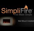 Electric Fireplace Wall Unit Elegant How to Install Simplifire Electric Wall Mount Fireplace